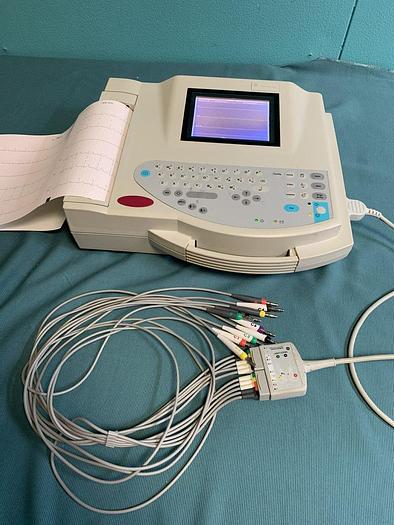 Gebraucht GE Mac 1200 ST EKG Gerät V6.2 mit 10 adriges EKG Kabeln
