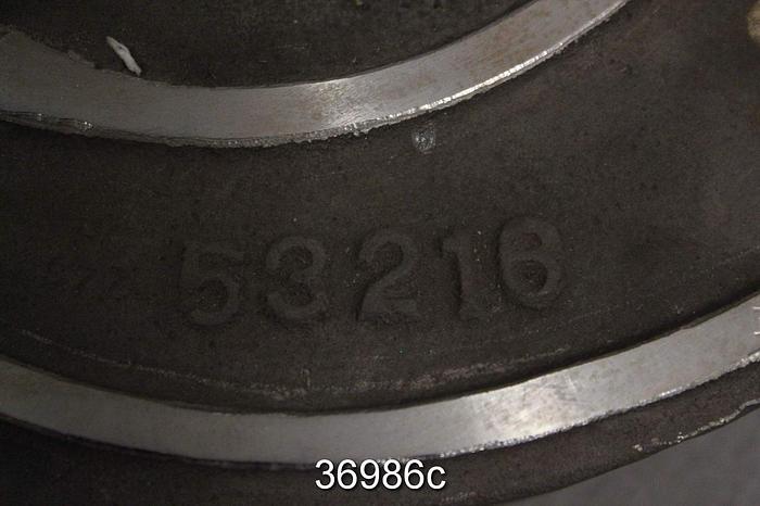 Used Goulds 3171 4X6X13 Pump Impeller, Mfg No. 81-96, Pattern No. 53216 #36986