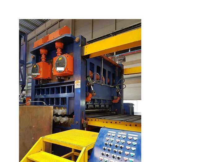 Used 2450 mm x 25 mm x 35 Ton Cut to Length Line (Used)