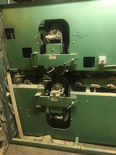 Used Timesavers TBO.25.SD 25" Wide Capacity Abrasive Planer, (2) 75HP motors, 3 Phase