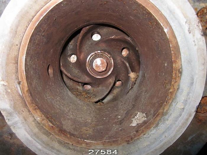 Used Goulds 3175 Goulds 3175 S, 3X6X14, 5 Vane Impeller,13 7/8" Impeller Diameter, Stainless Steel Impeller, Stainless Steel Casing, Stainless Steel Stuffing Box, Stainless Steel Suction Side Plate, Dynamic Seal #27584