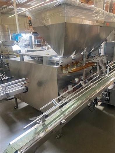 Used Filler, Piston, 8-Head, S/st, Inline, 16 Ounces #S744549