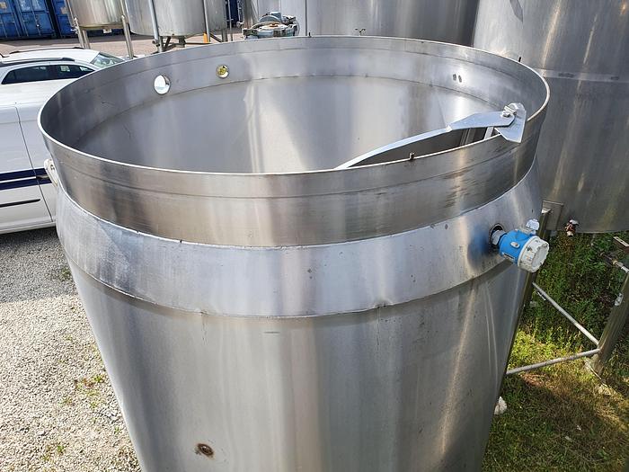 Used 2,750 Litre Stainless Steel Tank with Conical Base