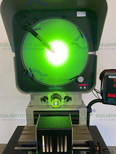 Used Deltronic DH216 16" Horizontal Optical Comparator System w/ MPC-5 Controller
