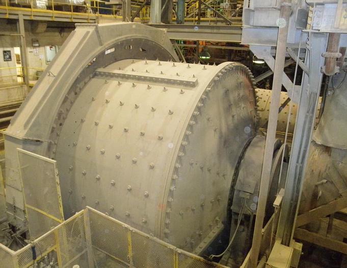 Used Mill, Sag, 18' X 10-1/2', Fuller, 1500 HP, Rubber Lined, #S738506