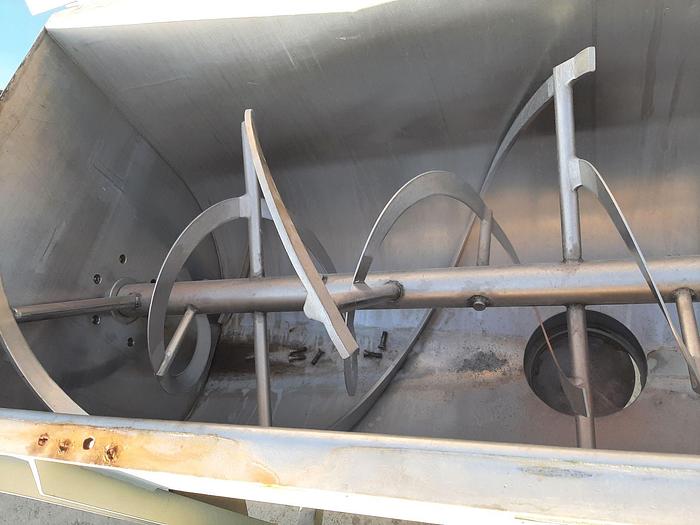 Used Mixer, Ribbon, 25 CF, S/st, 40 HP, HD #S744436