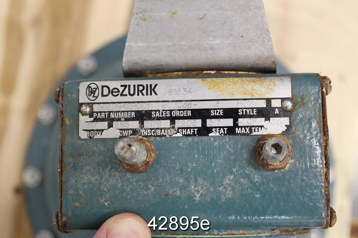 Used Dezurik 1.5" V-Ball Valve #42895