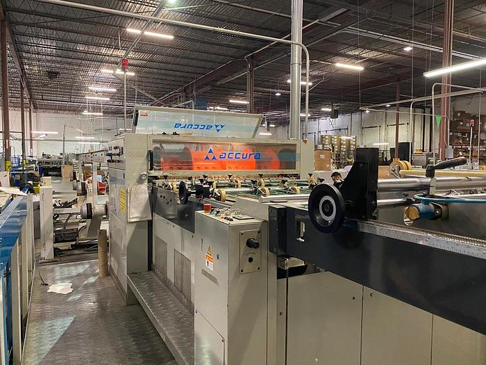 Used 55" (1.40M) ACCURA APEX 140 SINGLE KNIFE HIGH SPEED SHEETER