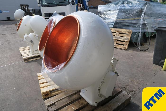 Used (8) Copper Coating Pans