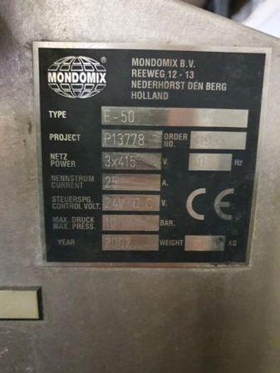 Used 2002 Mondomix Model E50 Aerator / Whipper