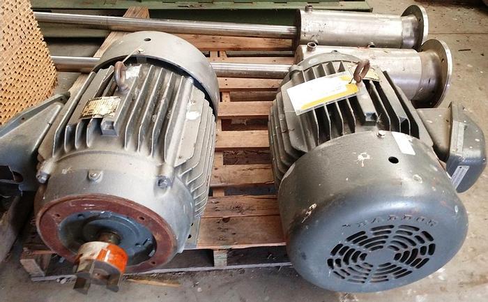 Used Mixer, High Shear, 25 HP, S/st, Scott Turbon (2) #S741985