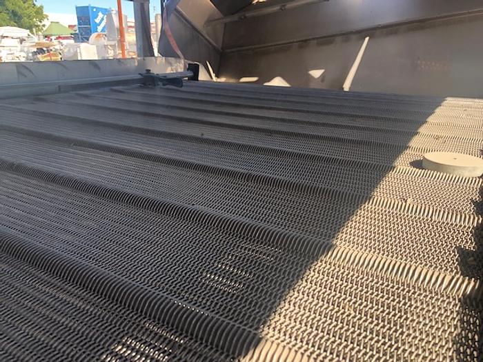 Used POWER TRANSMISSION & BEARING Steam Belt Blancher 5' wide x 44' long