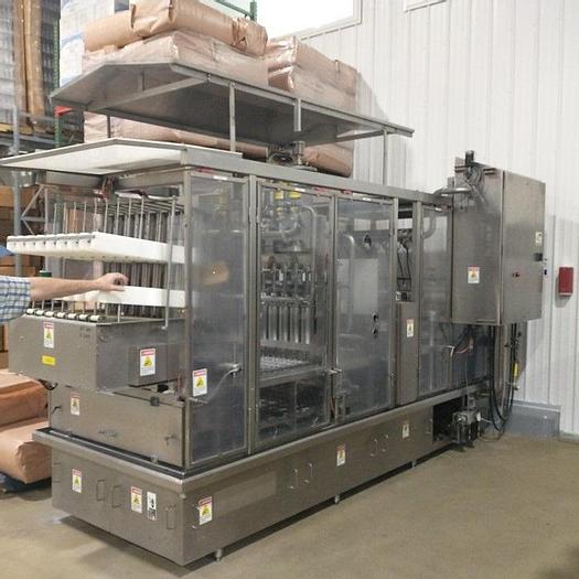 Used Modern Packaging Model MP 606 SL 1 x 8 Filling Machine