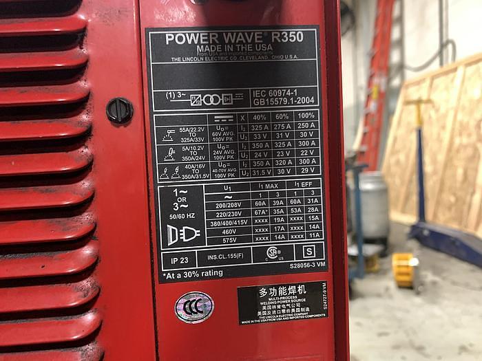 Used 2012 LINCOLN ELECTRIC  SYSTEM 20 MIG WELDING CELL WITH FANUC ARCMATE 100IC ROBOT AND R30iB CONTROLLER