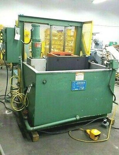 Used JENSEN Industrial Parts Washer Engines Molds Clean Heavy Parts with Lift