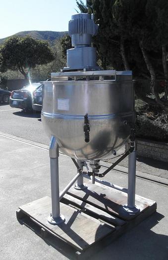 Used Kettle, 150 Gallon, 316 S/st, Groen, Jkt, Scrape Agit, #S741632