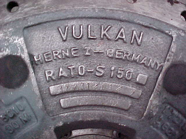 VULKAN RATO S 150 COUPLING NEW !!