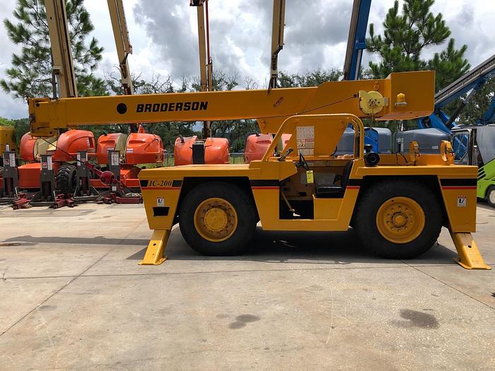 Used BRODERSON IC-200-2B DECK CRANE