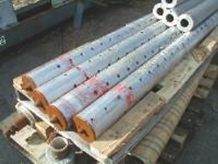 Used 100" Tidland winding bar, 6" diameter, (4 each).