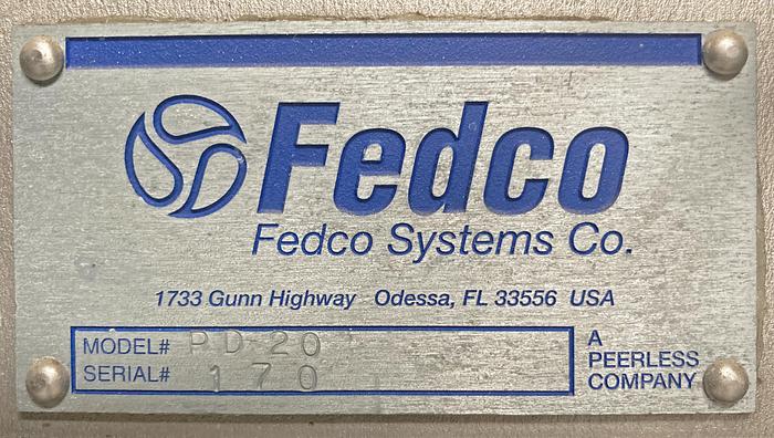 Used USED Fedco "Puddles" Depositor, Model PD-20