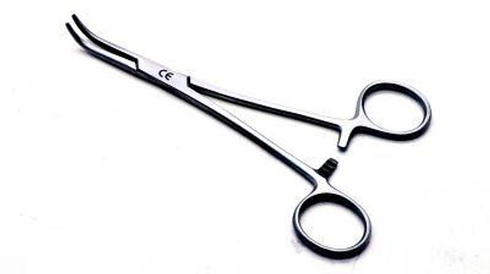 Used Forceps Artery Dissecting Mixter Curved 150mm (6in)