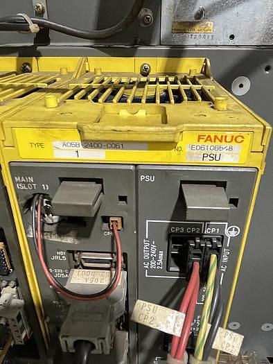 Used FANUC FANUC ARC MATE 120iB MIG WELDING CELL WITH LINCOLN 455M AND INDEX TABLE 5' X 8' RJ3iB CONTROL
