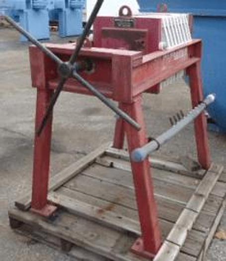 Used 1.5 CU. FT. SIMPSON FILTRATION FILTER PRESS 470 MM – C.G.R. – MANUAL CLOSURE