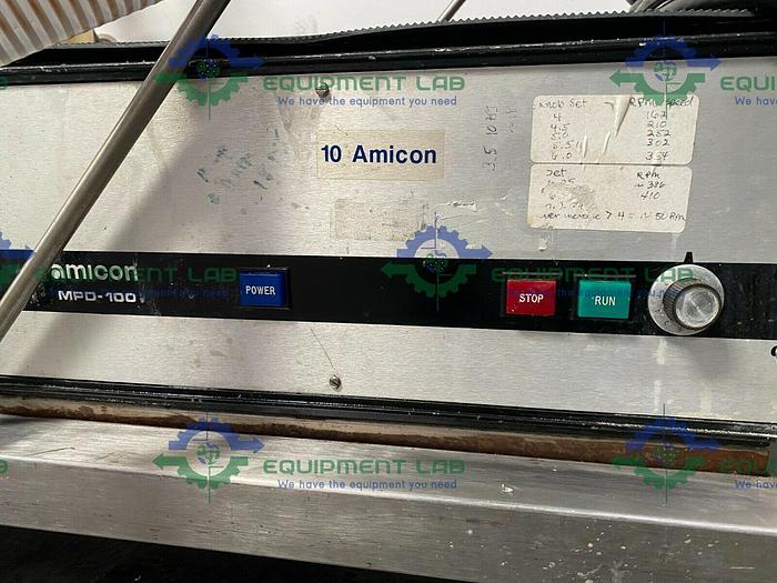 Used Tangential Flow Filtration Skid w/ Waukesha 018-UL Pump & GE MaxCell Cartridge