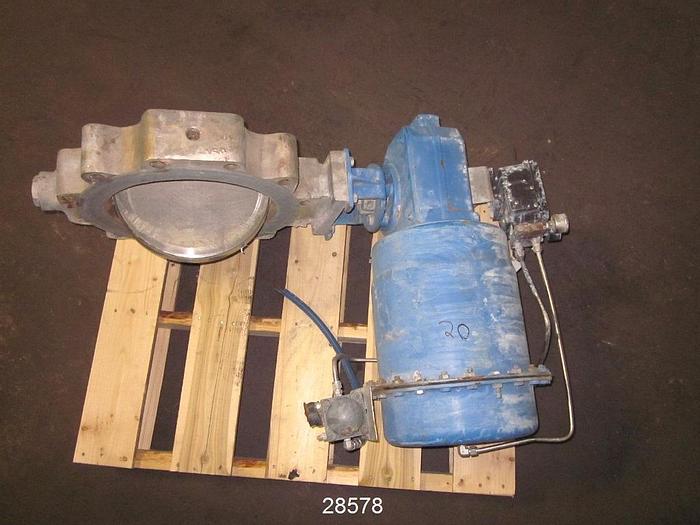 Used Neles Jamesbury 815L-11-3600-TT 14" Air Operated Butterfly Valve #28578