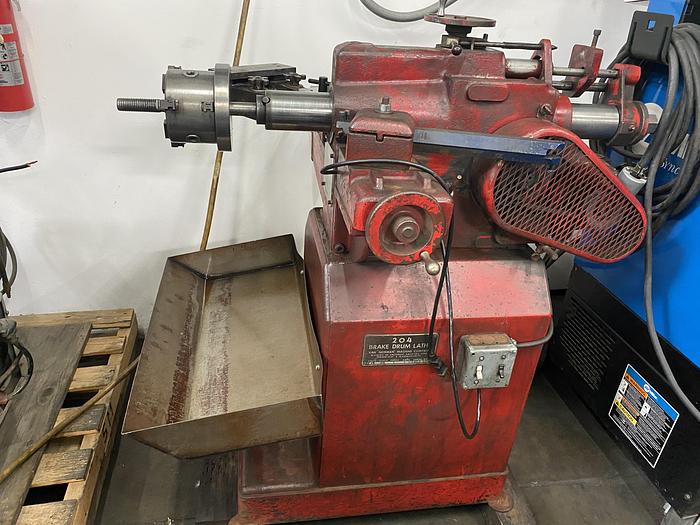 Used Van Norman Model 204 Brake & Drum Lathe #6227