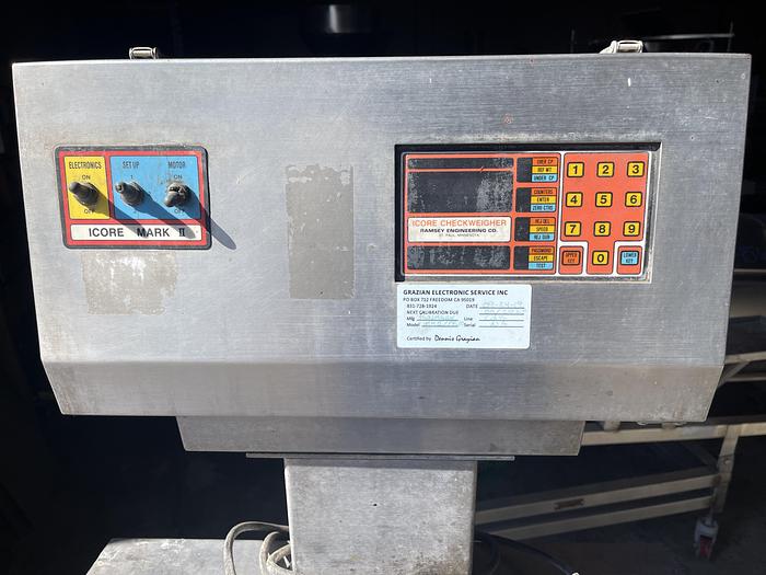 Used Icore Can Checkweigher