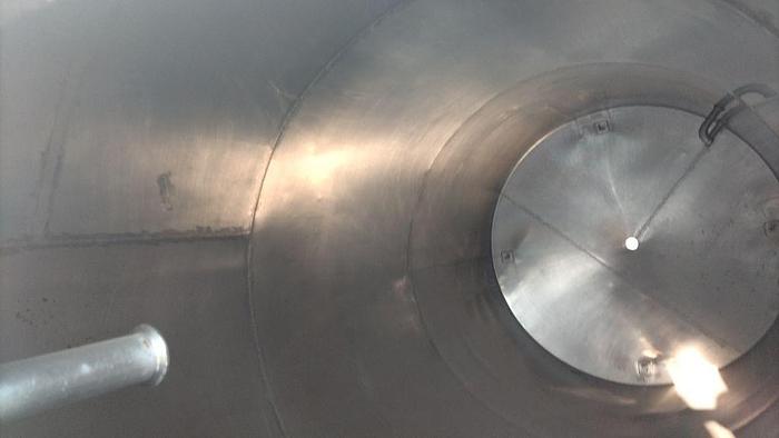 Used Tank, 2,400 Gallon, S/st, Cone Bottom, On Legs #S744780