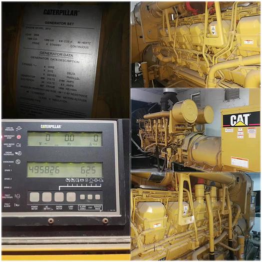 Used Caterpillar 3512B used generator Low working hours