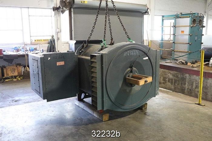 Used General Electric 139027 1000 Hp, 450 RPM, 4000 Volt Synchronous Motor #32232