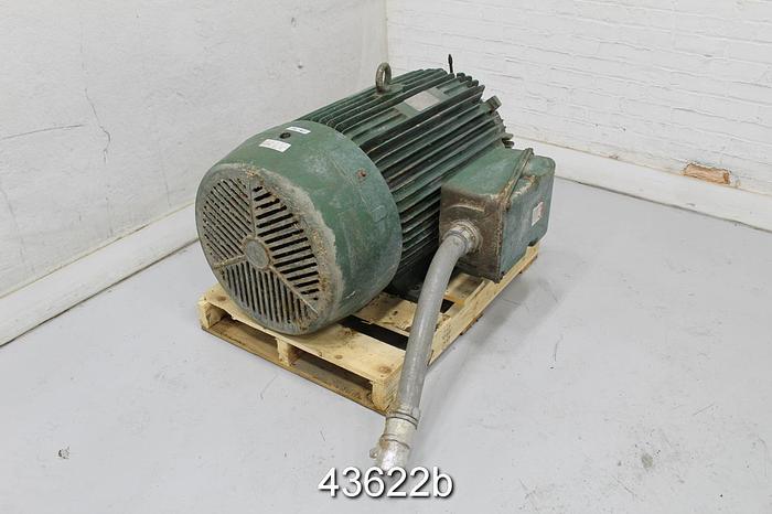 Used Toshiba 125 Hp A/C Motor, 1186 Rpm, 460 Volts #43622