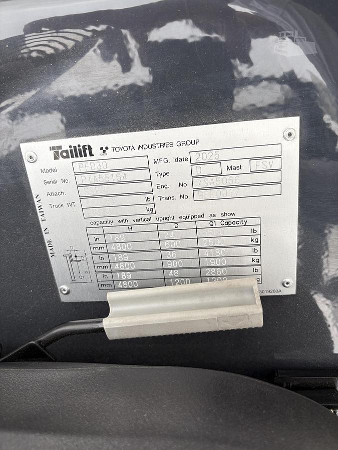 2025 TAILIFT PFD30