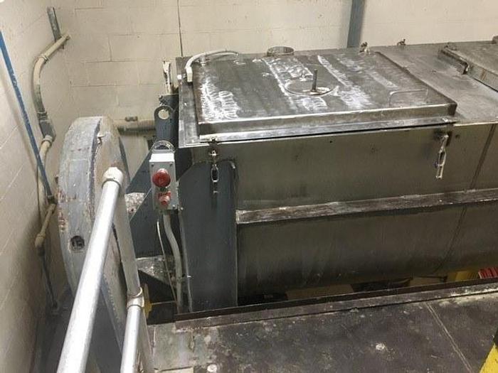Used Mixer, Ribbon, 65 CF, S/st, 30 HP, Sanitary, Double Ribbon, #D742330
