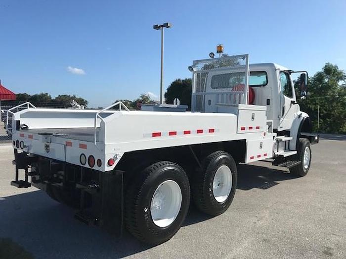 Used 2004 Freightliner M2 106 Flatbed Winch Truck - C08380