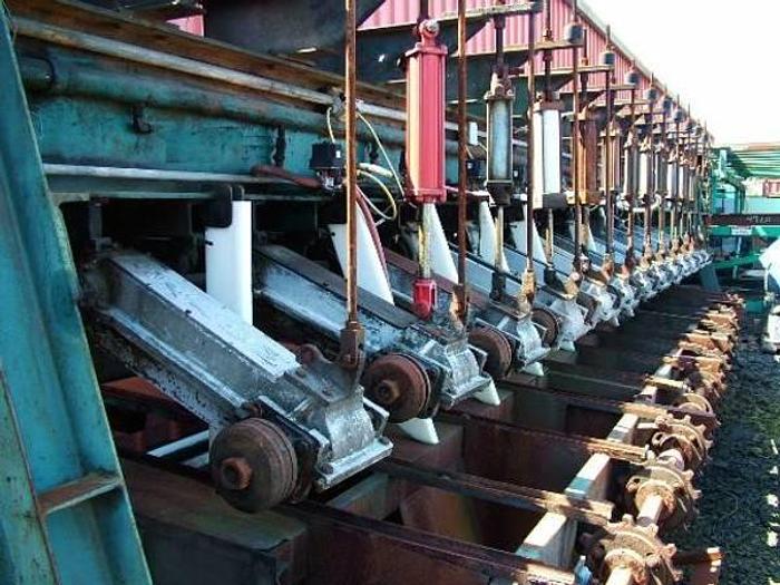 Used 24' Salem Heavy Duty 6" Capacity Sawmill Trimmer - LH