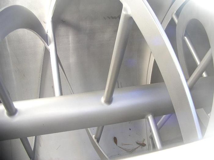 Used 125 CU. FT. BLENTECH RIBBON BLENDER – T-316L S/S – 25 HP (#9635)