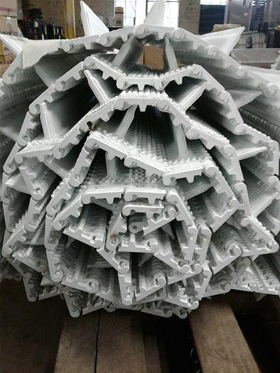 Used USED PLASTIC CONVEYOR BELT 17.83FTx 28"