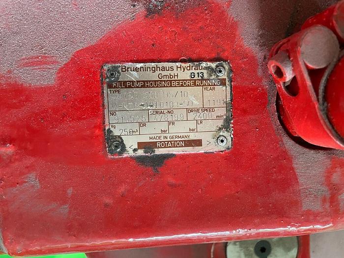 Used Renk gearbox test bench with Rexroth A4VSG 250 DS/10 + 4WS2EM10-45