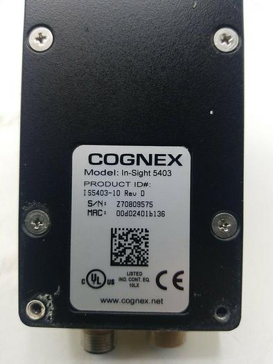 Used COGNEX IN-SIGHT 5403