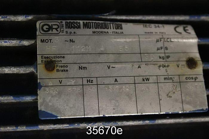 Used Maule 3822/2 Screw Press, 10" Diameter, 42" Length #35670