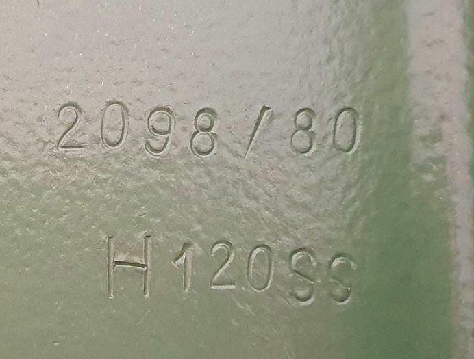 Used Höfer hydraulic veneer press H120 SS, 300 x 130cm