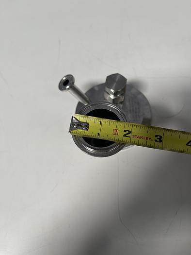 Used ITT Sherotec 5" End Cap w/ 2" and 1" Port