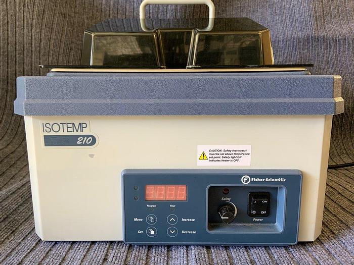 Used Fisher Scientific Isotemp 210 Digital Water Bath with Lid