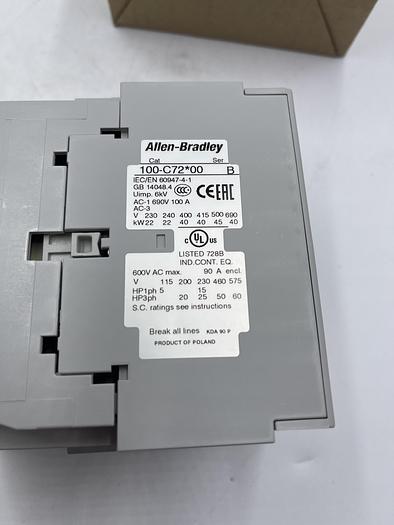 Allen-Bradley 100-C72D10 Ser B