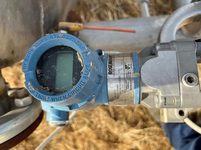 Used Tank, 2,250 Gallon, S/st, Slight Cone Bottom, Storage Tank #S744585