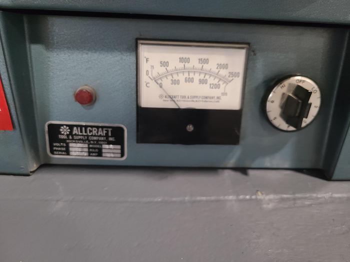 Used Heat Treating Furnace 2200F 8" x 6" x 9" Inside Benchtop 110V Temper Steel